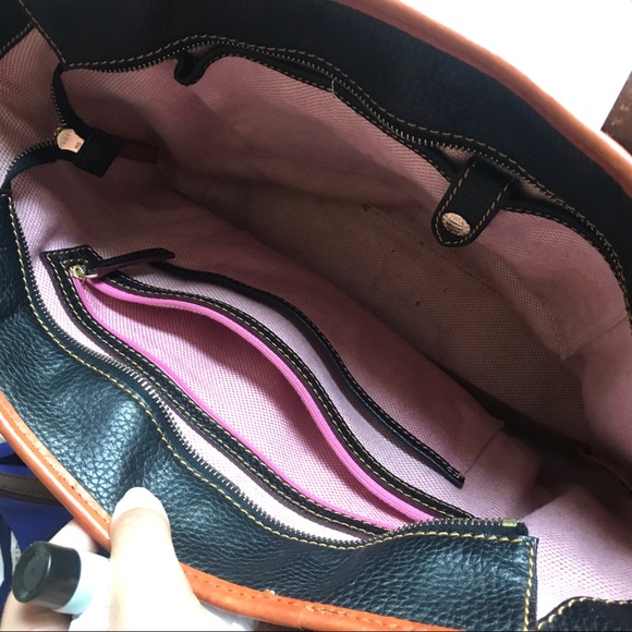 Dooney & Bourke Leather Tote - Picture 4 of 4